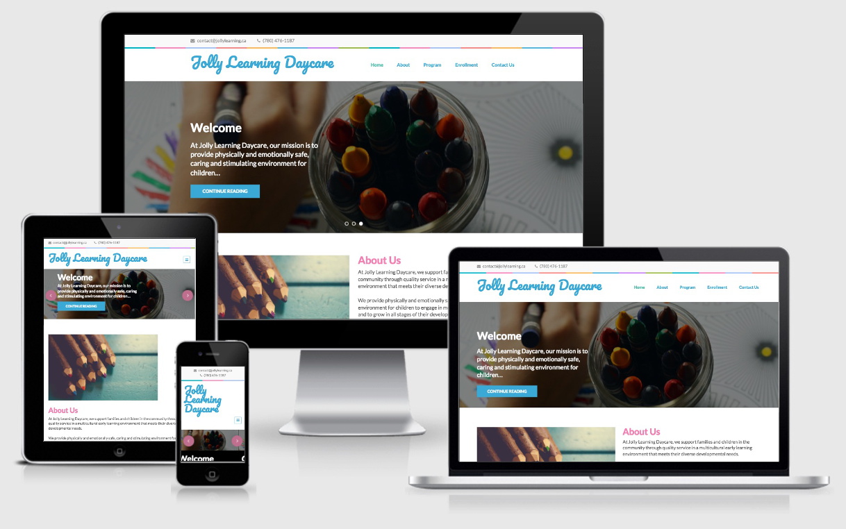 JollyLearning.ca Website